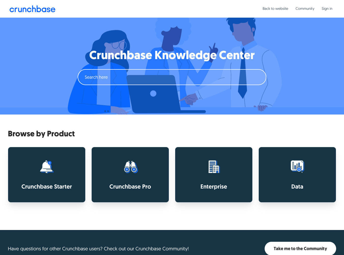 Crunchbase branded and customized Zendesk theme by Zenplates
